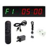 Gym Timer, Interval Clock with Clear LED, Crossfits Timer Countdown/Up Stopwatch, Wall Workout Timer with Remote for Gym