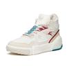 Anta Life Collection Flame Durable Breathable Mid-Top Skateboard Shoes Women's Gray White Red Sneakers 122148088-8