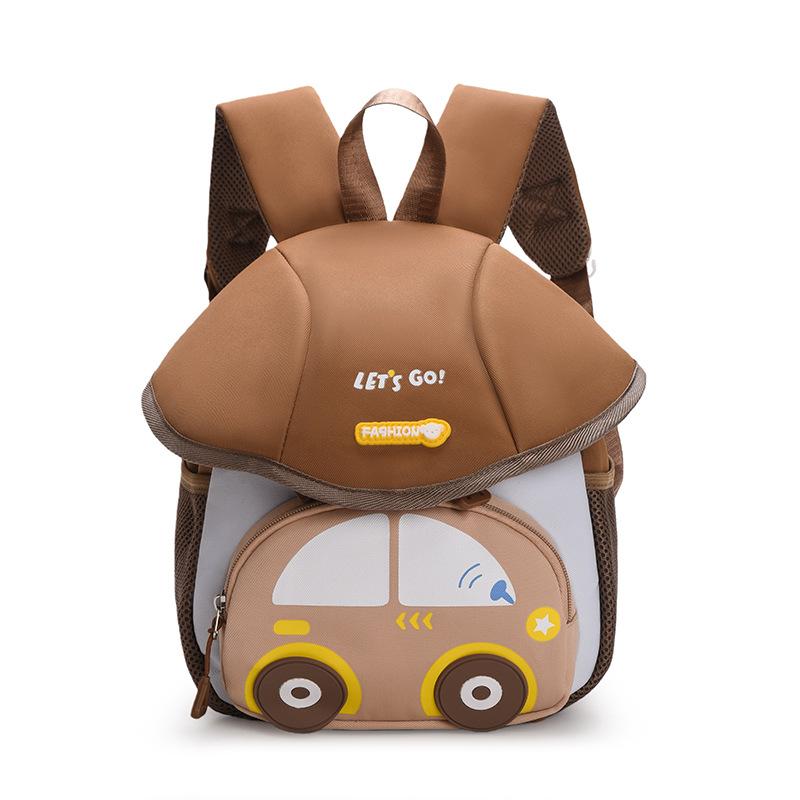 Kindergarten Schoolbags, Children s Cartoon Cute Baby Backpacks, Boys And Girls Anti-lost Backpacks With Mushrooms