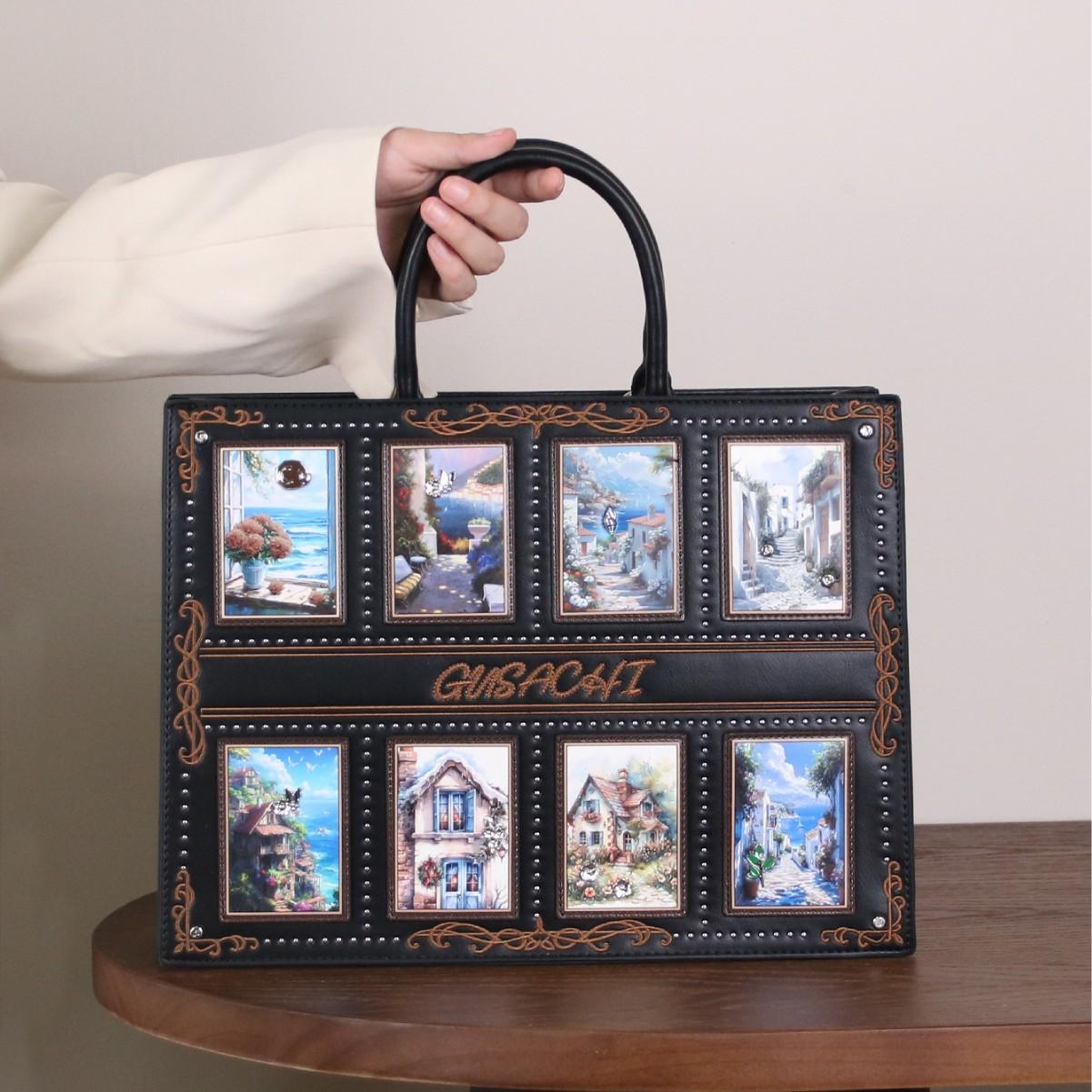 

2026 Fashion New Light Luxury Large Capacity Commuter Tote Bag