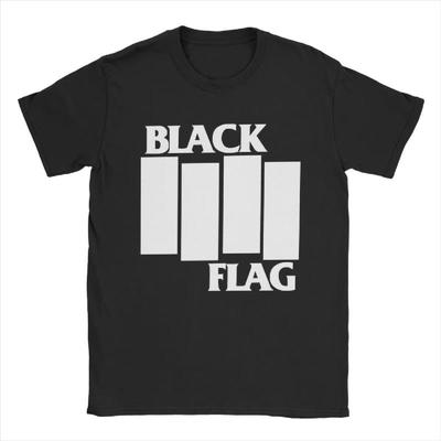 Μαύρη Σημαία Ζωντανά T-Shirts Άνδρες Γυναίκες Αμερική Αστεία Καθαρό Βαμβάκι T-Shirts Κλασική Λαιμόκοψη Κοντομάνικα T-Shirts Καλοκαιρινά Top
