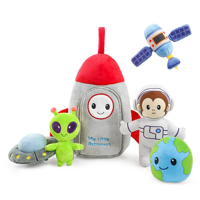 

Space Monkey Plush Set With Pp Cotton For Kids And Adults