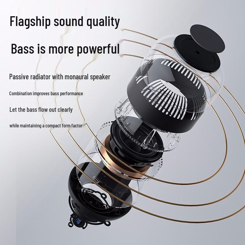 Newsmy BT51 Mini Portable Bluetooth Speaker CN plug (adapter included)