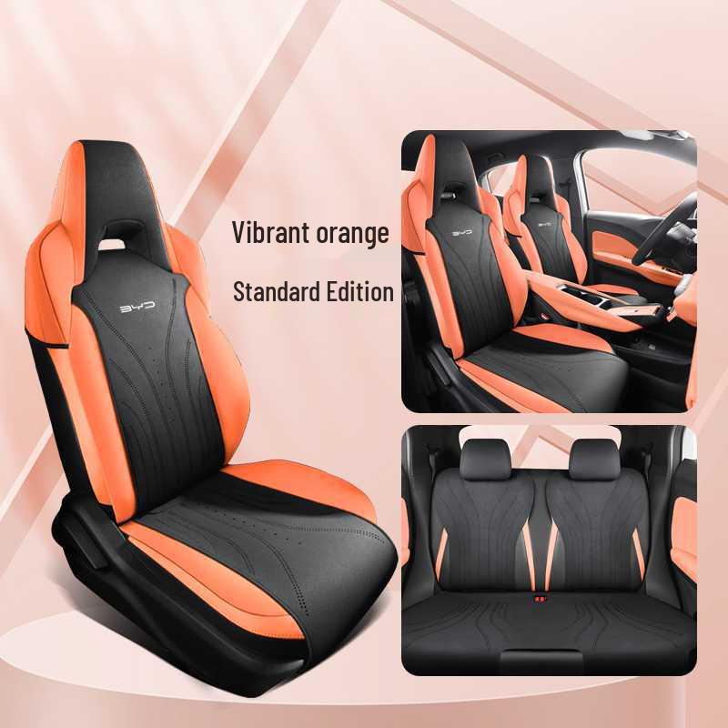 

BYD Seagull Car Seat Cushion: New Model Half-Wrapped Suede Pad Cover Note: Vehicle Model Year