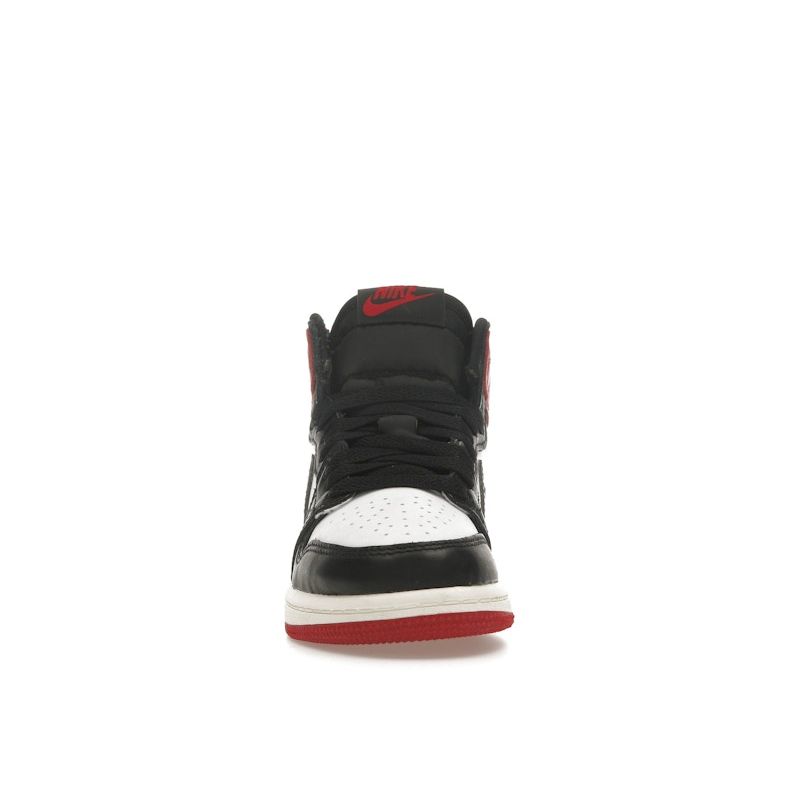Air Jordan 1 Retro High OG PS Black Toe Reimagined Kids Sneakers Red Varsity-Red White FD1412-106