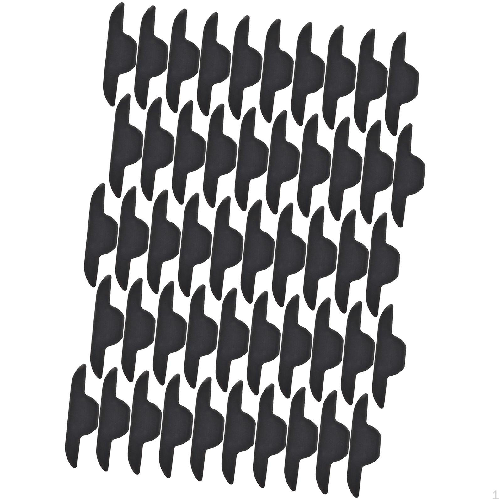 

50 Pieces Disposable Sweat Pads Perspiration Comfortable Prevent Stains Breathable Neck Collar