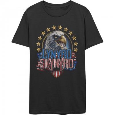 Lynyrd Skynyrd Camiseta unissex adulta de algodão Eagle