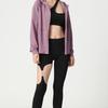 Women's Loose Fit Hooded Sports Jacket - Zipper Cardigan for Yoga, Running, Quick-Dry Fitness Long Sleeve Top