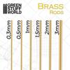 Green Stuff World Brass Rod 5pcs Hobby Material 0.3mm GSWD-10205