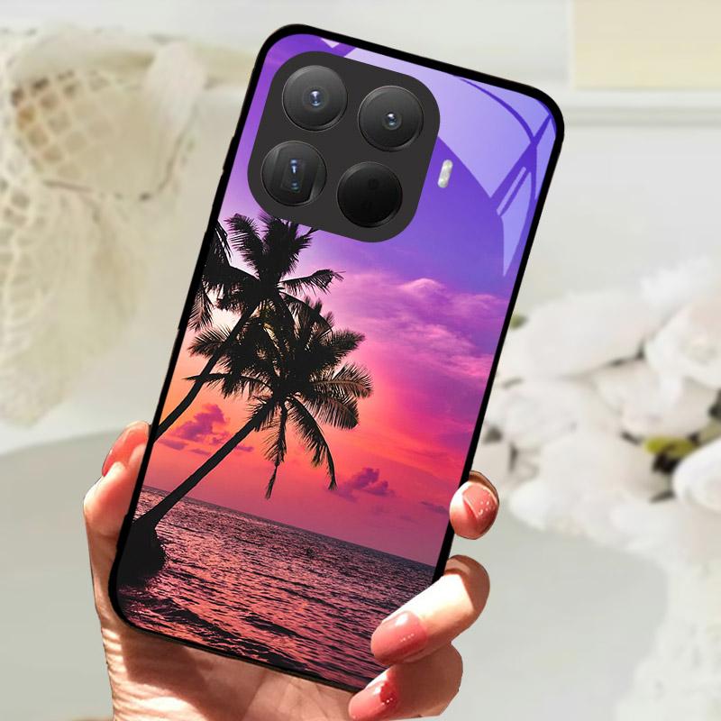 Pro Xiaomi 15T Pro Pouzdro Módní Tvrzené Sklo Zadní Kryt Telefonu Pro Xiaomi 15TPro 15 T Xiaomi15T Ochranný Kryt Fundas Coque