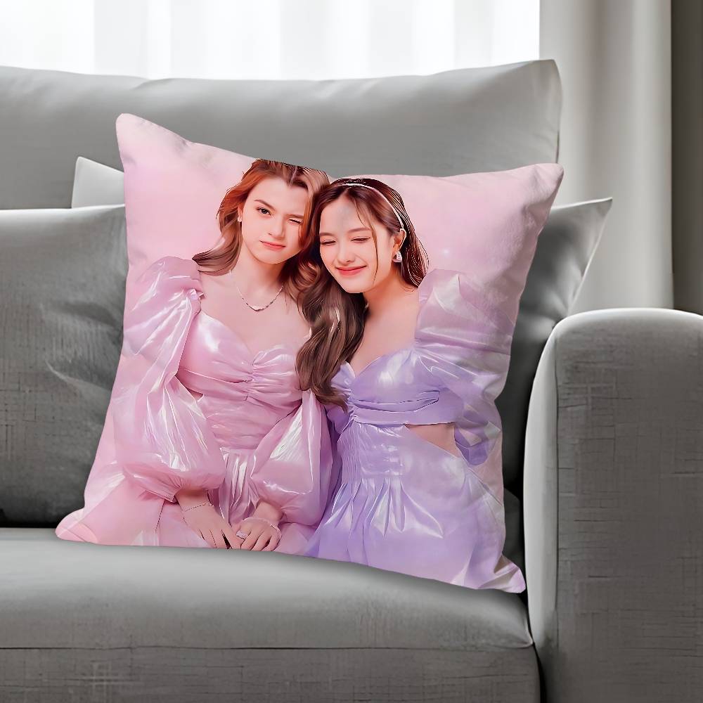 Pink TTheory FFreen BECKY Anime Celebrity Merchandise AllMatch Printed Pillow Case Sofa Car Office Room Decoration Protector