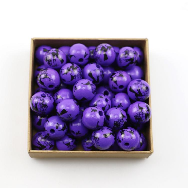 10 Sztuk Drewnianych Koralików do Rękodzieła Ręcznie Robione Okrągłe Koraliki do Tworzenia Biżuterii