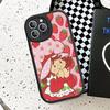 Cartoon Girl S-Strawberry S-Shortcake Phone Case For IPhone 16 15 14 11 12 13 Pro Max Plus Back Leather Shell
