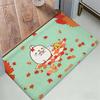 Cartoon Cute M-Molang Floor Mat Cozy Flannel Soft Thick Non-Slip Mat For Living Room Bedroom Kitchen Decor Rugs