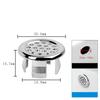 1/10PCS Wash Basin Overflow Ring Faucet Sink Overflow Cover Bathroom Kitchen Basin Trim Bath Sink Round Hole Hollow Overflow Cap