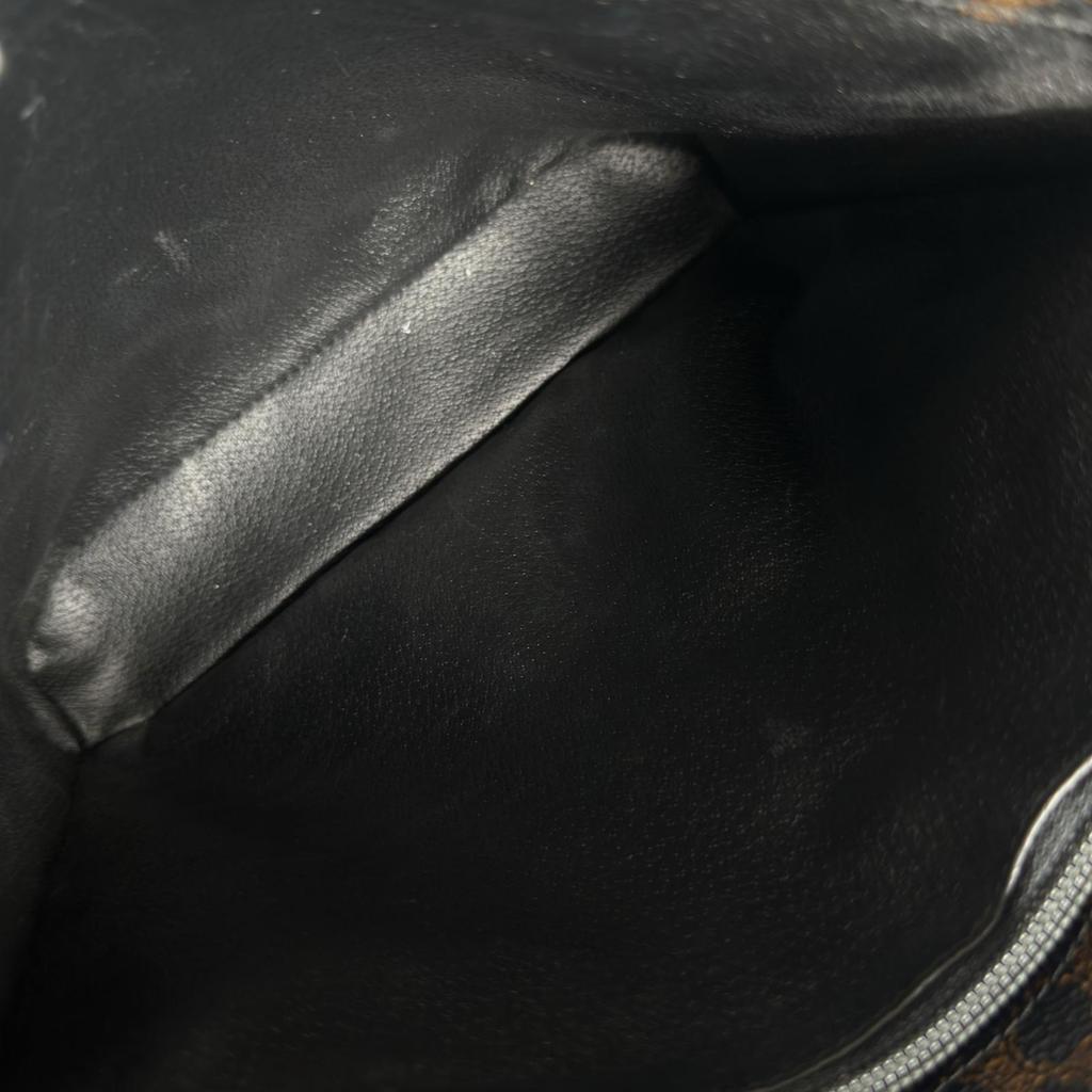 CELINE Macadam Handbag black Women used