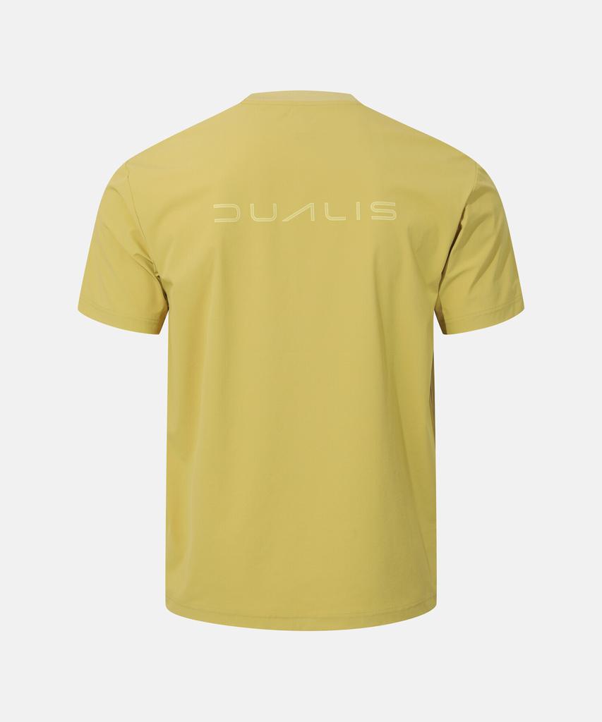 DESCENTE Dualis Woven Short Sleeve T-Shirt Mustard Sr121Dts31