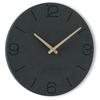 Wall Clock for the Living Room 3EKO Black 30cm