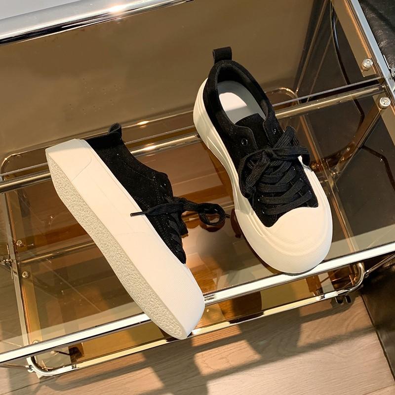 

Niche thick baseplate shoes women s autumn and winter new retro comfortable velvet casual shoes versatile and lightweight sports shoes 35