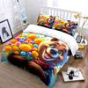 Colorful Bear-Themed Gift Set Exquisite Three-Piece Bedding Set Gift For Kids And Adults