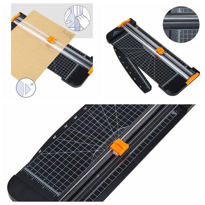 JM Shop Practical A4 Paper Cutter Standard Cutting Paper Cutter Automatic Safety Protection Device Standard Cutter