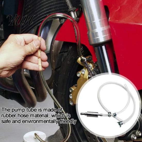 Brake Fluid Bleeder Hose Motorcycle Oil Extractor Pump, Tool for Caliper Drain, Professional Repair Hydraulic Suction Tube, Universal Transfer