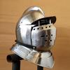 Medieval Close Armet Knight Helmet Warrior Gear Ancient Close Knight Helmet Decorative Gift for Him
