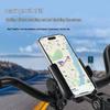 Creative Motorcycle & e-Bike Phone Holder with Shock Absorption and Lens-Free Navigation