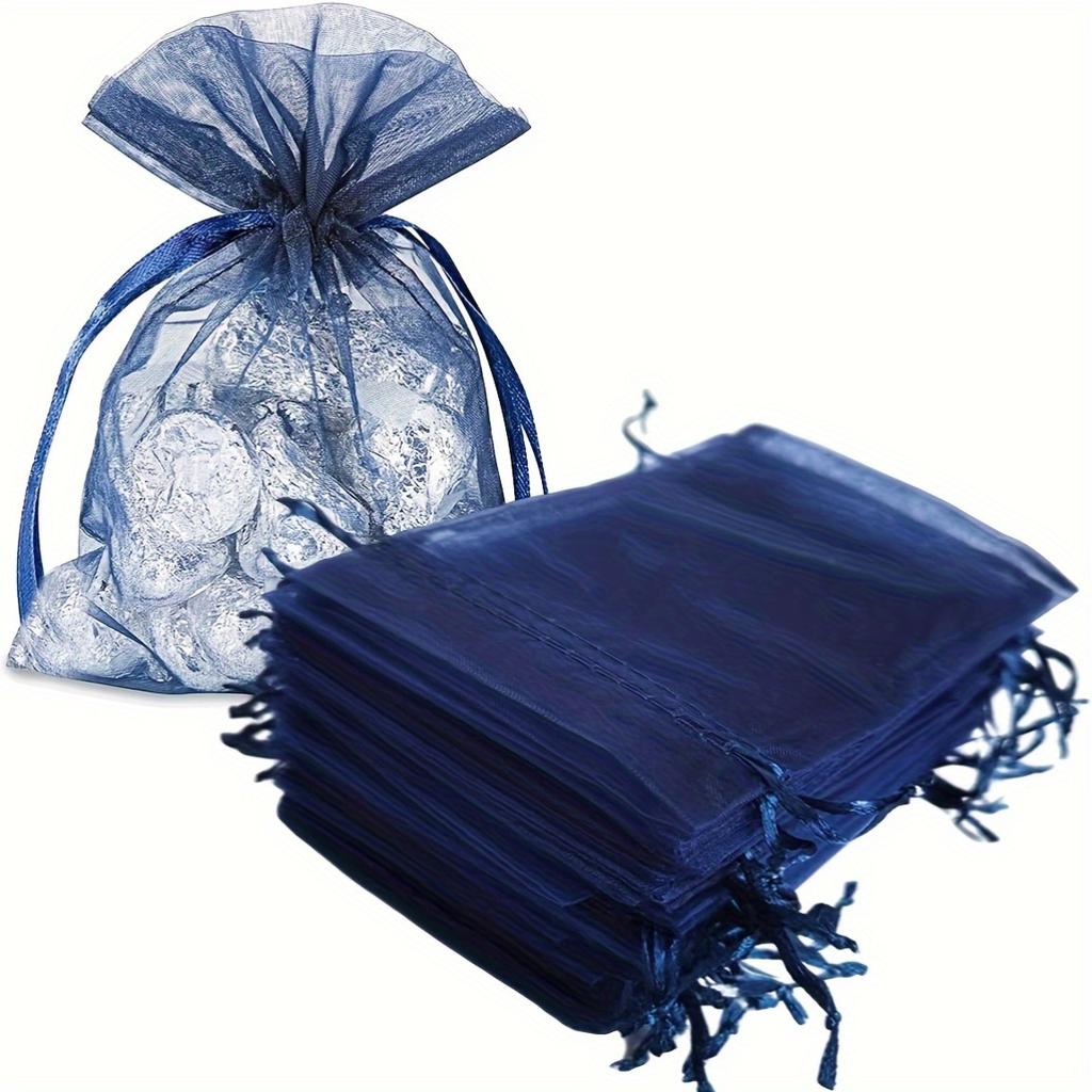 100pcs Organza Gift Bags with Drawstring -  for Jewelry, Wedding, Birthday Party Favors, and Candy Packaging, Party Favor Bags