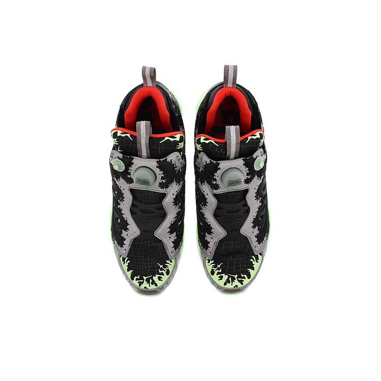 Reebok MegaHouse X  Instapump Fury Road Comfortable Daily Low-Top Lifestyle Sneakers Men Sneakers Black Green Red BS7026