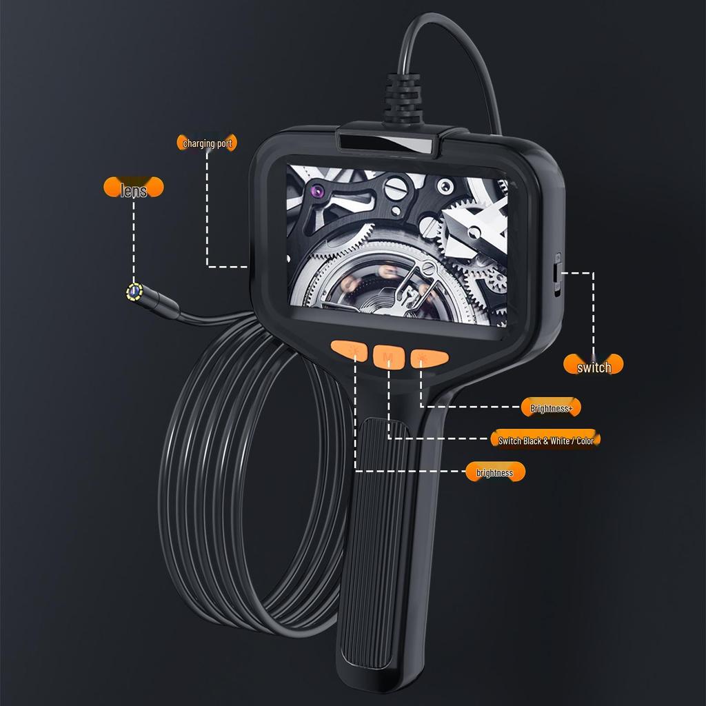 5.5mm HD Waterproof Handheld Industrial Pipe Inspection Camera