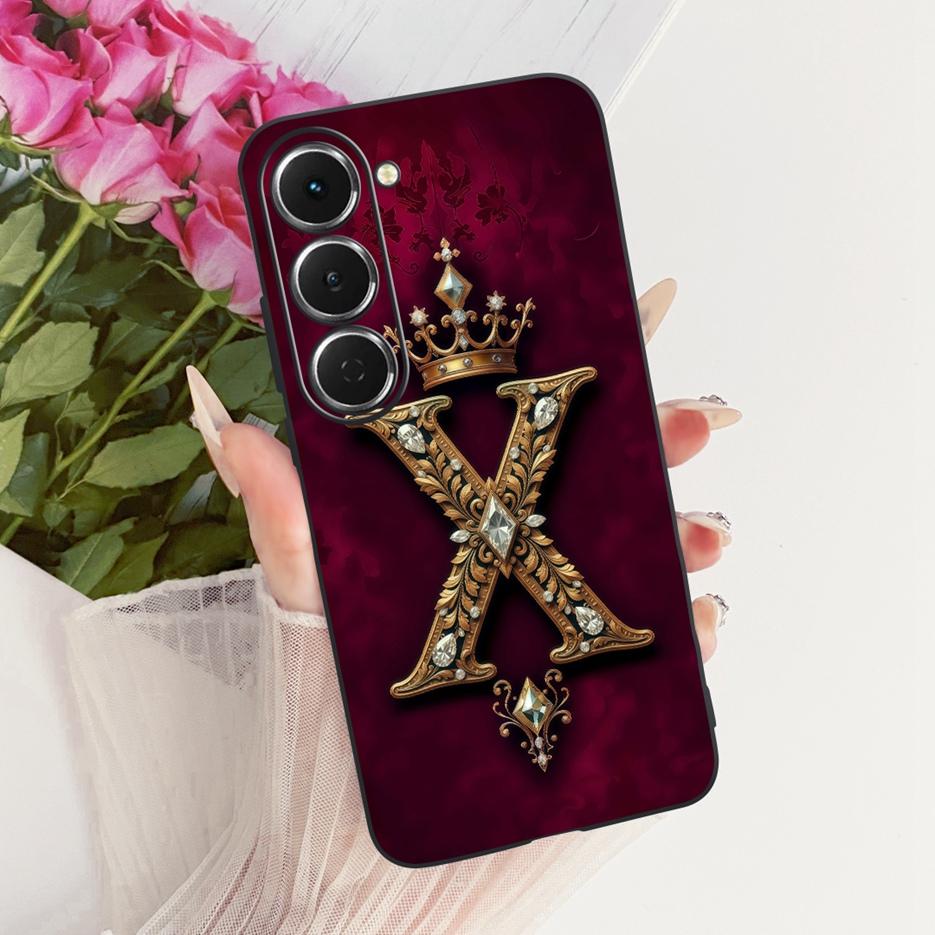 For Tecno Spark 40 Pro 4G Case KM6 New Crown Letters Cover Soft TPU Phone Case For Tecno Spark 40 Pro Plus Spark40 Pro+ KM7 Bags