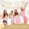 Mr & Mrs Banner Pre-strung Soon To Be Mr and Mrs Sign Glitter Engagement Banner for Bridal Shower Wedding Engagement Bachelorette Party Decorations