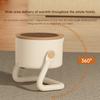 Portable Compact Desktop Heater Energy Saving with Intelligent Temperature Control and 360 Degree Airflow Adjustment