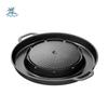 Non-stick Coating Korean Grill Pan Oil-drain Groove Double-handled Roast Meat Pan Round Aluminum Alloy Barbecue Plate Camping