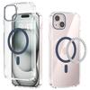 For iPhone 14 Case Compatible with MagSafe Anti Scratch Clear TPU PC Phone Back Cover