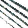 Seaweed Agate Stone Beads  Loose Beads for Jewelry Making Braclets  Accessories DIY  Strand 15" 4-12mm