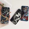 For Itel S26 Ultra Super 26 Ultra Phone Case Cute Cat Dragon Cartoon Design Back Cover Black Soft Silicone Casing  S688LN