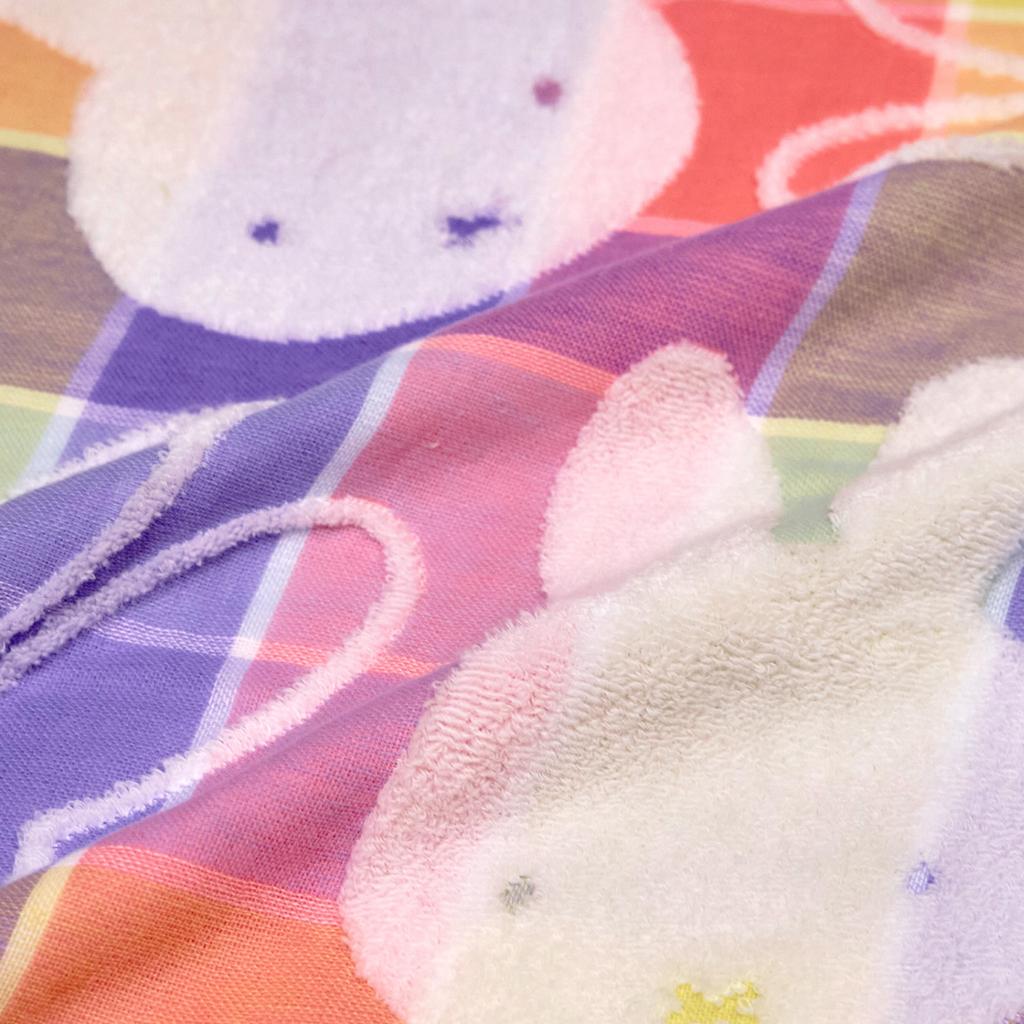 Nishikawa Miffy Bath Towel 60X120cm Washable Cotton Happy Imabari Gauze Multi TT15372001 DB5601 IG 100%