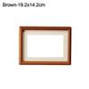 Fashion 6/7/8 Inch Black Walnut Photo Frame Simple Handmade Picture Frame Real Wooden Mortise Tenon Photo Frame