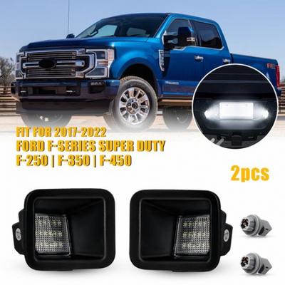 For Ford F-250 F-450 CANBUS White Tube LED License Plate Tag Light With Socket V