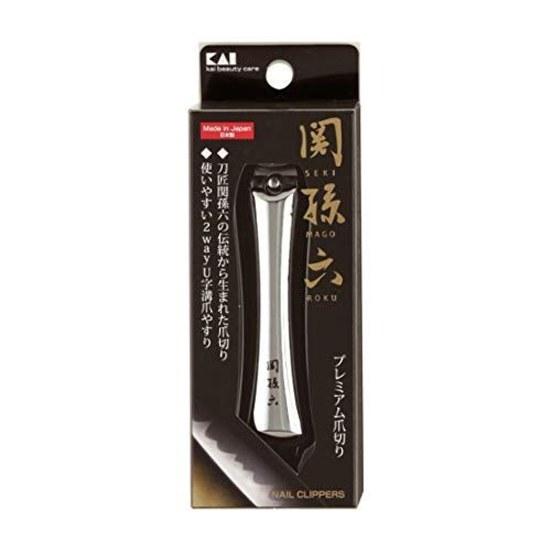 KAI Seki Magoroku Premium Nail Clipper Smooth Cutting Edge Created Traditional Swordsmith Techniques Type 102 M Size Made Japan