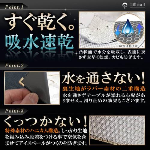 MMmall Ice Bucket Mat, Absorbent Cloth Mat for Snack Bars, Clubs, and Cabarets (Gold-Edged Set Mat, Black)