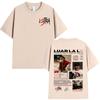 Rapper Luar La L Music Album L3tra T Shirts Unisex Unisex Hip Hop Fashion Short Sleeve Tshirts Vintage Oversized Tshirt Streetwear