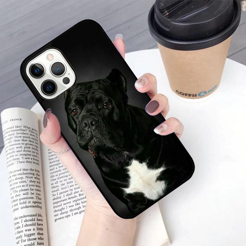 Italian Cane Corso Mastiff Dogs Mobile Phone Cases For iPhone 17 Air 16 15 14 12 13 11 Pro MAX apple Plus Coque