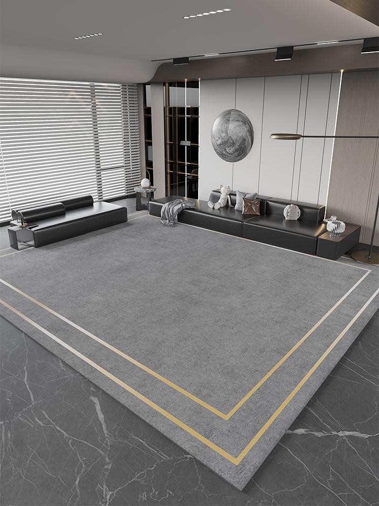 Light Luxury Study Rug Large Area Nordic Style Carpets for Living Room Minimalist Bedroom Decor Bedside Carpet Home Washable Mat