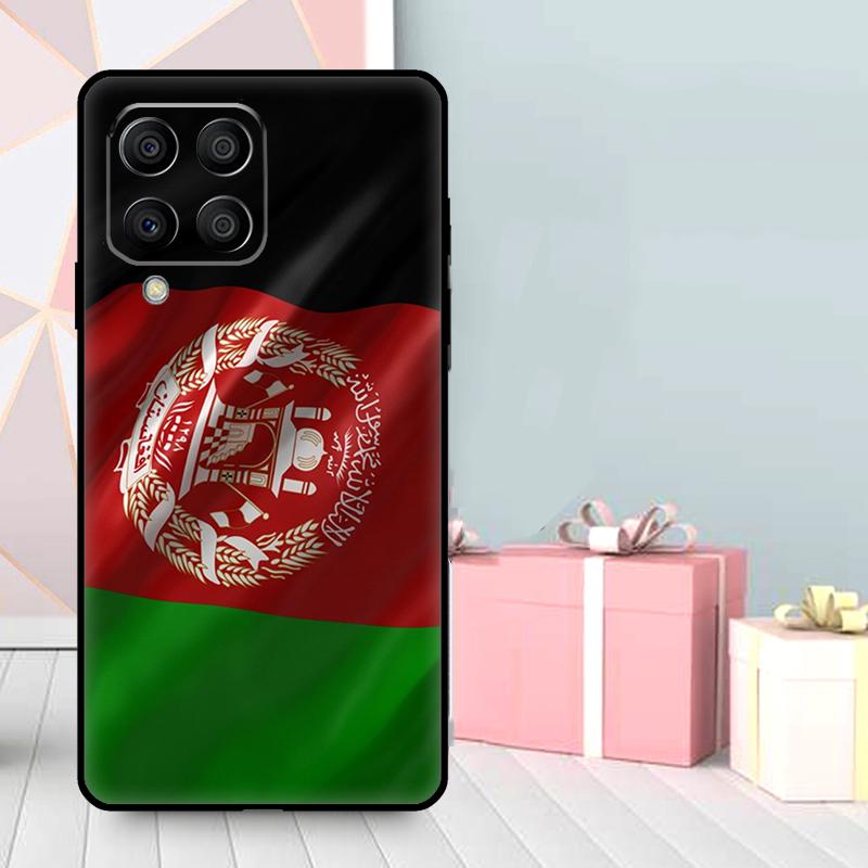 Flag of Afghanistan Case For Samsung Galaxy M16 M31 M21 M13 M33 M53 M15 M35 M55 M36 M56 M12 M32 M52 M14 M34 M54