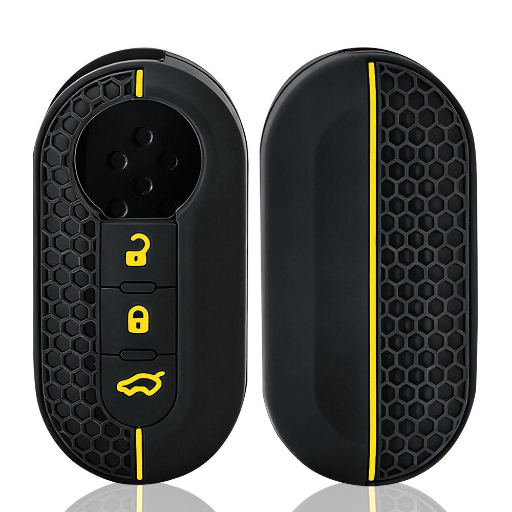 New Style Silicone Key Cover Car Key Case Shell Remote For Fiat Ducato 500 Panda 500L Lancia Musa For Peugeot Boxer For Citroen