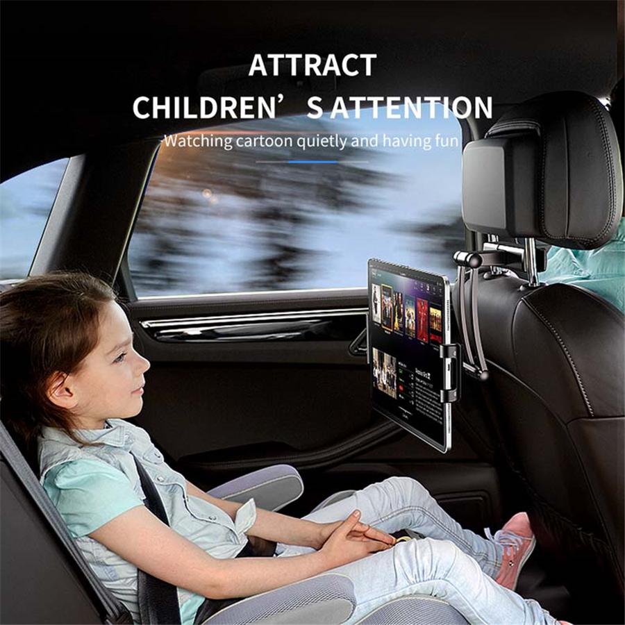 Car Headrest Mount for Kids Works with All 4- 10.4Inch Devices, Such As New iPad