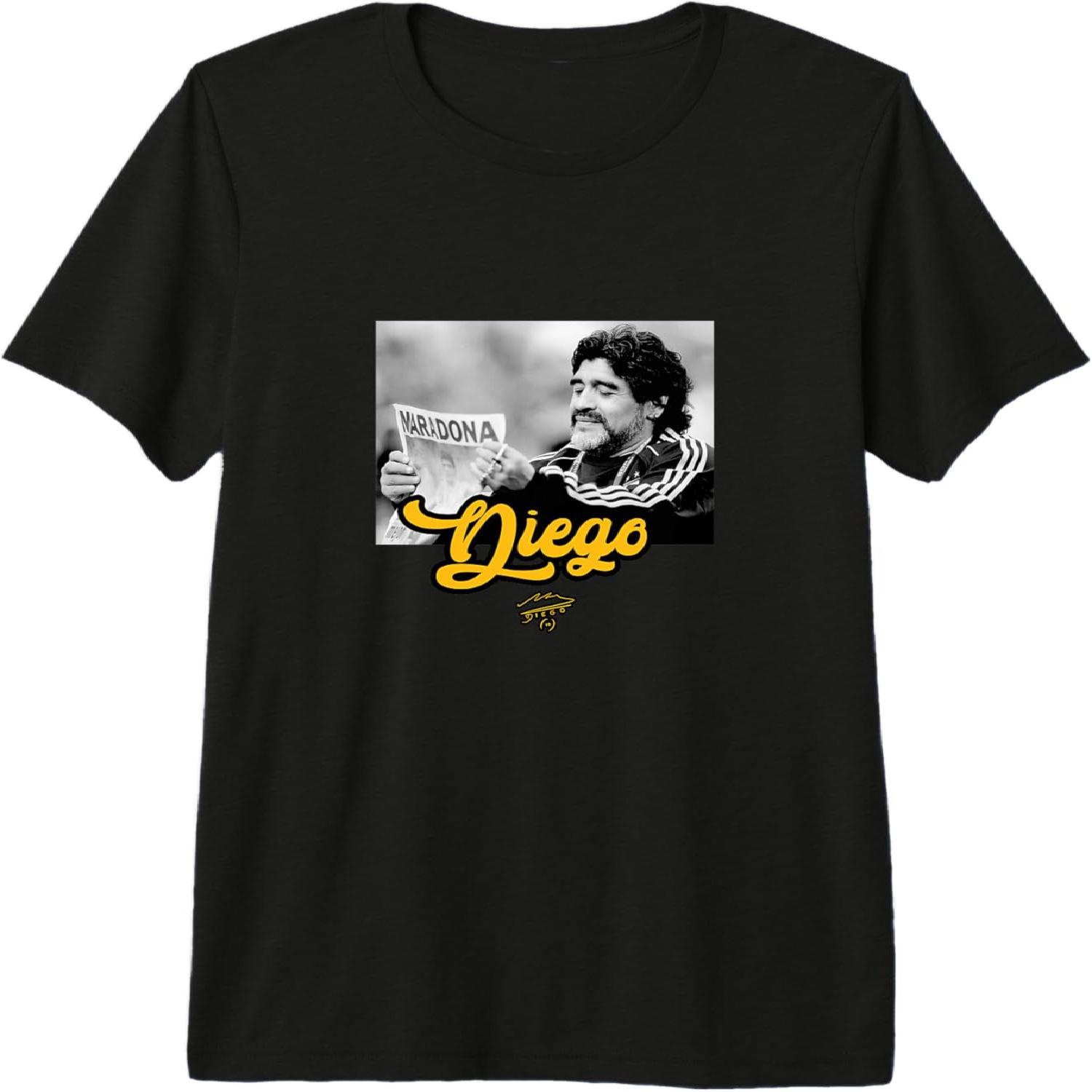 

Maradona Diego Newspaper Premium Tri-Blend T-Shirt S разноцветный